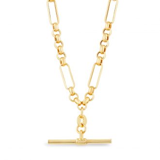 9ct Gold T-Bar Chain