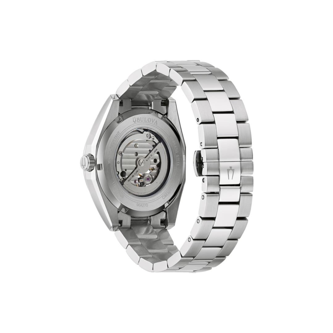 Bulova Classic Silver Surveyor Watch - Image 2