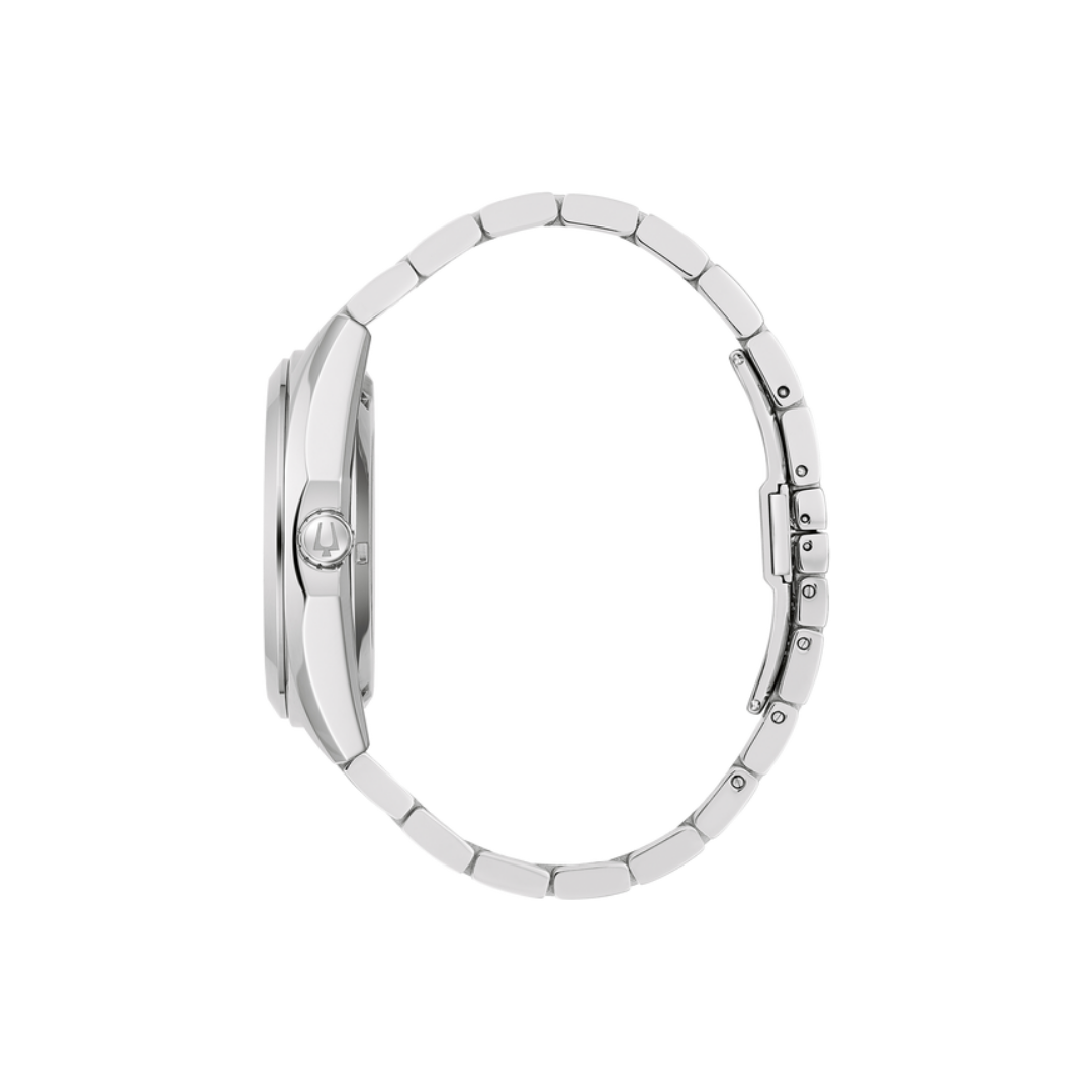 Bulova Classic Silver Surveyor Watch - Image 3