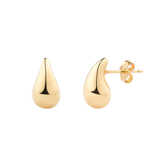 Gold Plated Tear Drop Earrings