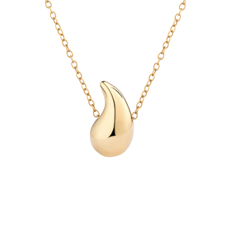Gold Plated Tear Drop Necklace
