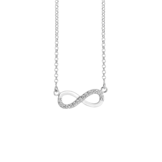 Sterling Silver Infinity Necklace
