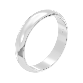 Sterling Silver Gents Wedding Band - 3mm