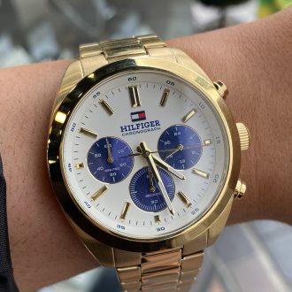 Tommy Hilfiger Gents Chronograph Gold Watch