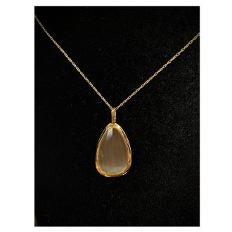 White Tigers Eye Pendant