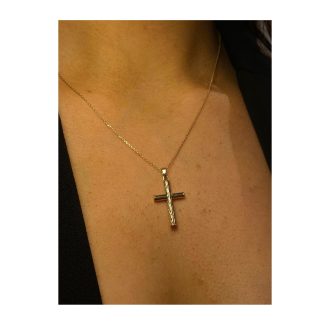 9ct “Gold Thread” Cross