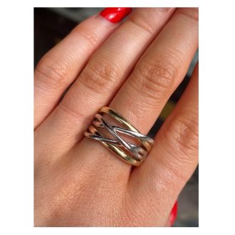 Multi-Row Two Tone Ring