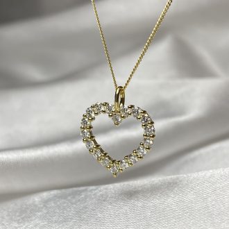 Lab Grown Diamond Heart Pendant