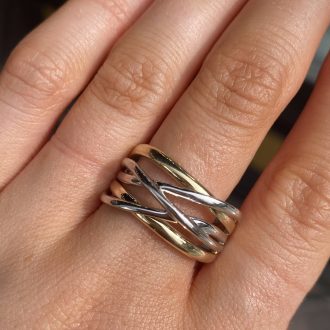 Multi-Row Two Tone Ring