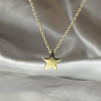 9ct Gold Floating Star Pendant